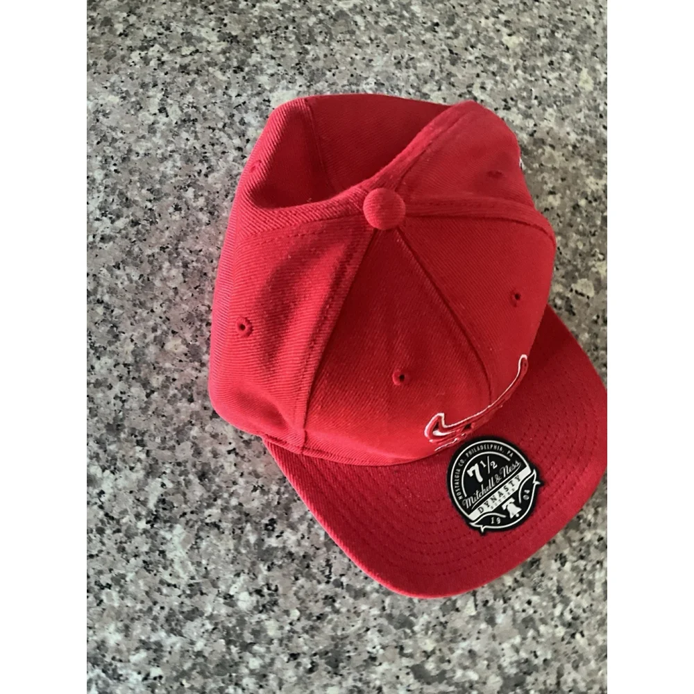 Mitchell & Ness Chicago Bulls Fitted Hat Size 7 1/2 Windy City 20th Anniversary